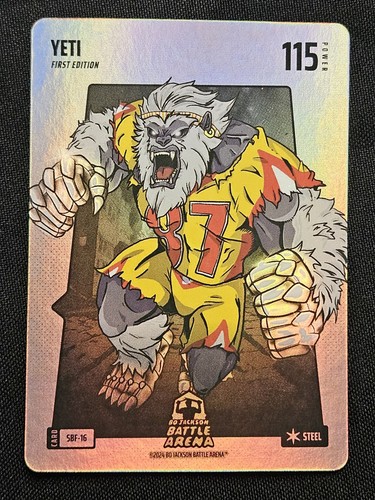 2024 Bo Jackson Battle Arena YETI TRAVIS KELCE STEEL SILVER SBF-16 Battlefoil