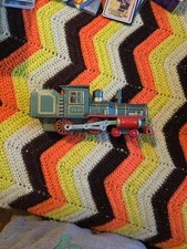 1960's Modern Toys Locomotive Train Japan  Litho Tin Untested