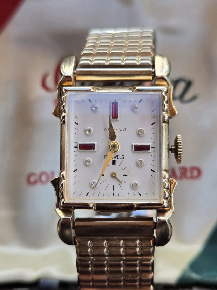 Geneva Gold Gold Filled Case Wristwatches for sale | eBay