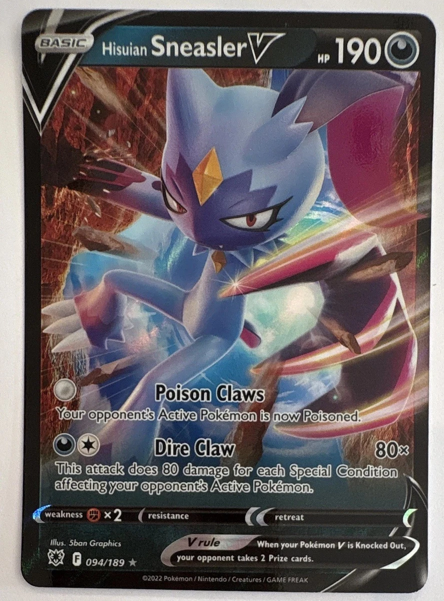 Hisuian Sneasler V Pokémon TCG Cards for sale | eBay