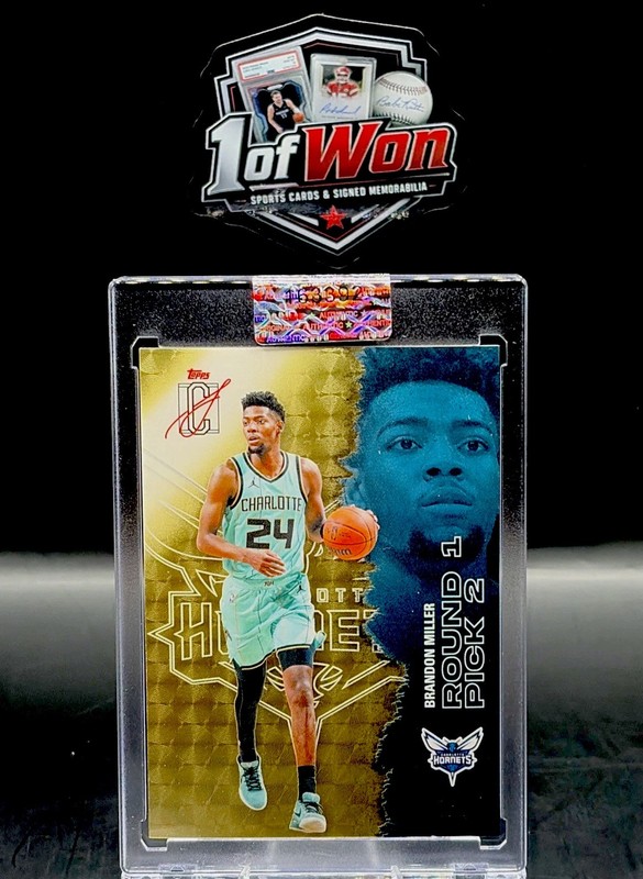 2025 Topps Signature Class Chrome Superfractor 1/1  Brandon Miller Hornets🔥