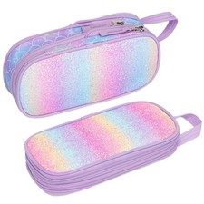 Bagseri Pencil Case for Girls - Expandable Cute Pencil Case for Kids Large