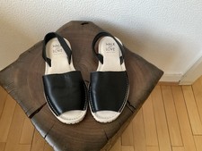 Sandalen, Damen Schwarz Gr. 38