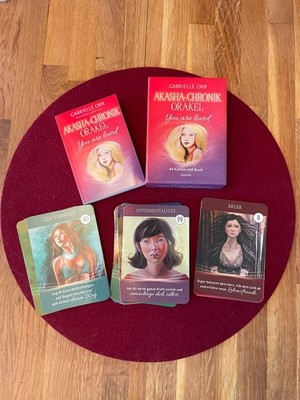 Akasha Chronik Orakel v. Gabrielle Orr,44 Karten&Booklet gebraucht,guter Zustand
