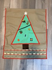 Vintage Advent Calendar With Felt Ornaments 24 Cards