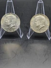 ***2 1966 JOHN F KENNEDY SILVER HALF DOLLAR COINS***