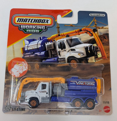 Matchbox Working Rigs Freightliner M2 106 Vacuum 1200 Truck JBX78