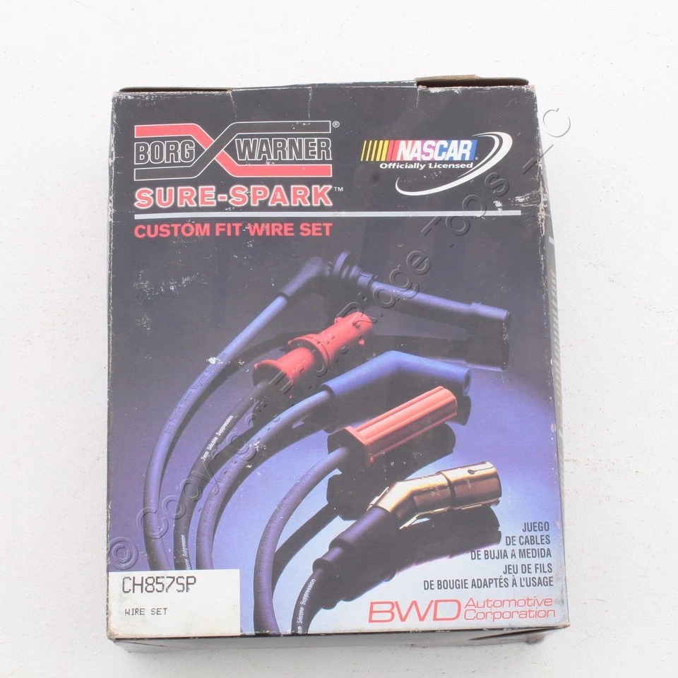 Cables de encendido de bujía Borg Warner CH857 SureSpark 8 mm para 77-79 Ranchero LTD Foto 3 de 3
