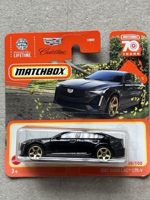 * Matchbox 2021 Cadillac CT5 - V schwarz 70 Jahre Short Card I
