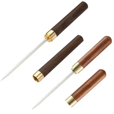  2PCS Stainless Steel Ice Picks with Safety Cover 9-inch Pick Tool Breaking Ice