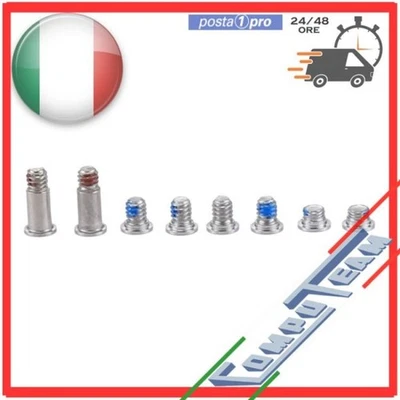 SS TECHNOLOGY Viti cover coperchio inferiore 8 in 1 per MacBook 12 pollici A1534 Silver