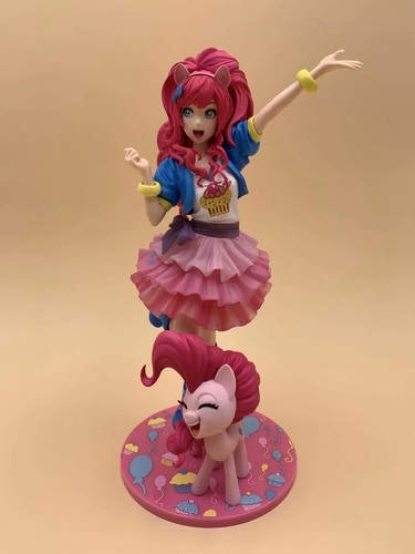 New Pinkie Pie Action Figure My Little Pony Bishoujo Princess 22cm Statue Toys - Picture 3 of 9