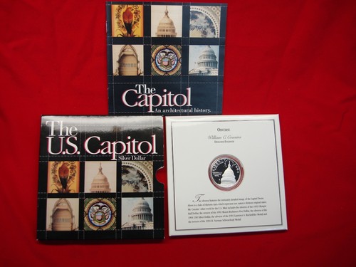 1994 U.S CAPITAL COMMEMORATIVE SILVER DOLLAR PROOF IN ORIG. PKG. - NICE