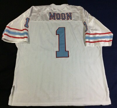 USA製 mitchell&ness オイラーズ ムーン ユニフォーム MITCHELL&NESS 1993 HOUSTON OILERS #1 WARREN MOON FOOTBALL JERSEY