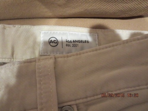 PANTALONES ADRIANO GOLDSCHMEID BLANCO TIPO TERCIOPELO--TALLA 27--#T8A-15 - Imagen 21 de 24
