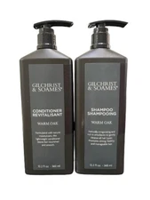 Gilchrist & Soames Warm Oak Shampoo & Conditioner Bundle 12oz New
