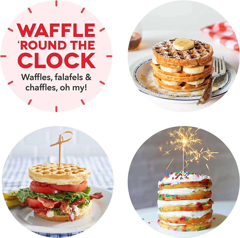 **Deluxe Rapid Egg Cooker with Mini Waffle Hash Brown and Keto Pan**