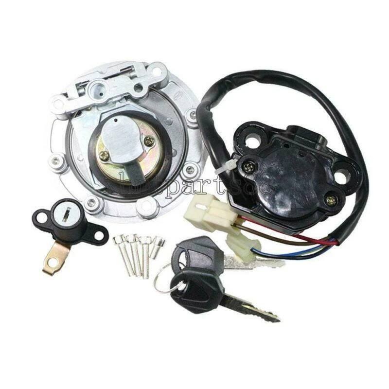 Interruptor de encendido tapa de gas combustible bloqueo de asiento para Yamaha FZ6 2004-2009 FZ6R 2009-2014 Foto 3 de 4