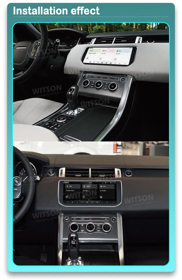 AUTORADIO ANDROID 4/64GB RANGE ROVER SPORT 2013-2020 STEREO AUTO TOUCH WIFI NAVI - Immagine 2 di 4