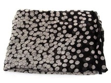 Women's Fashion Two Tone Polka Dots Wrap Black/Gray Scarves Wraps