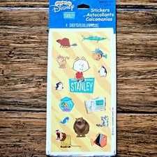 Vintage Hallmark Stickers Disney Playhouse Stanley 4 Sheets Sealed Package