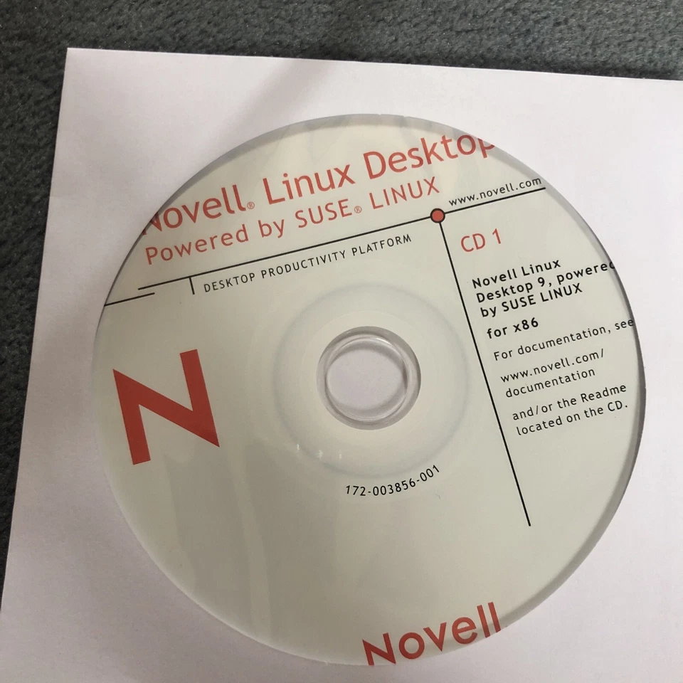 Betriebsystem Novell Linux Desktop V9 auf drei cds Powered By Suse Linux - Bild 2 von 4