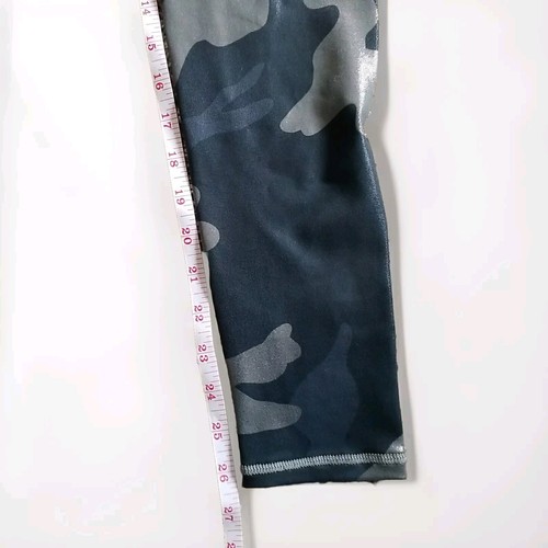 Noli Women’s Full Length Blue Camo Metallic Athletic Leggings Small. C32 - Picture 5 of 8