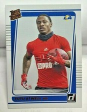 Tutu Atwell 2021 Panini Donruss Portrait Canvas SP Variation RC #272 - LA RAMS