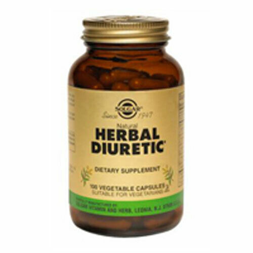 Natural Herbal Diuretic 100 V Caps  by Solgar - Zdjęcie 1 z 1