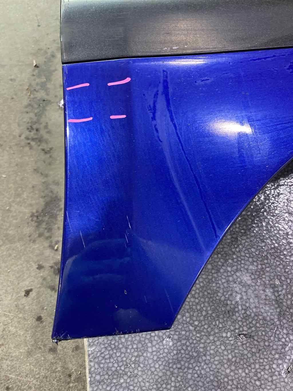 2014 - 2016 MASERATI GHIBLI OEM LEFT ROCKER MOLDING SIDE SKIRT | BLU EMOZIONE