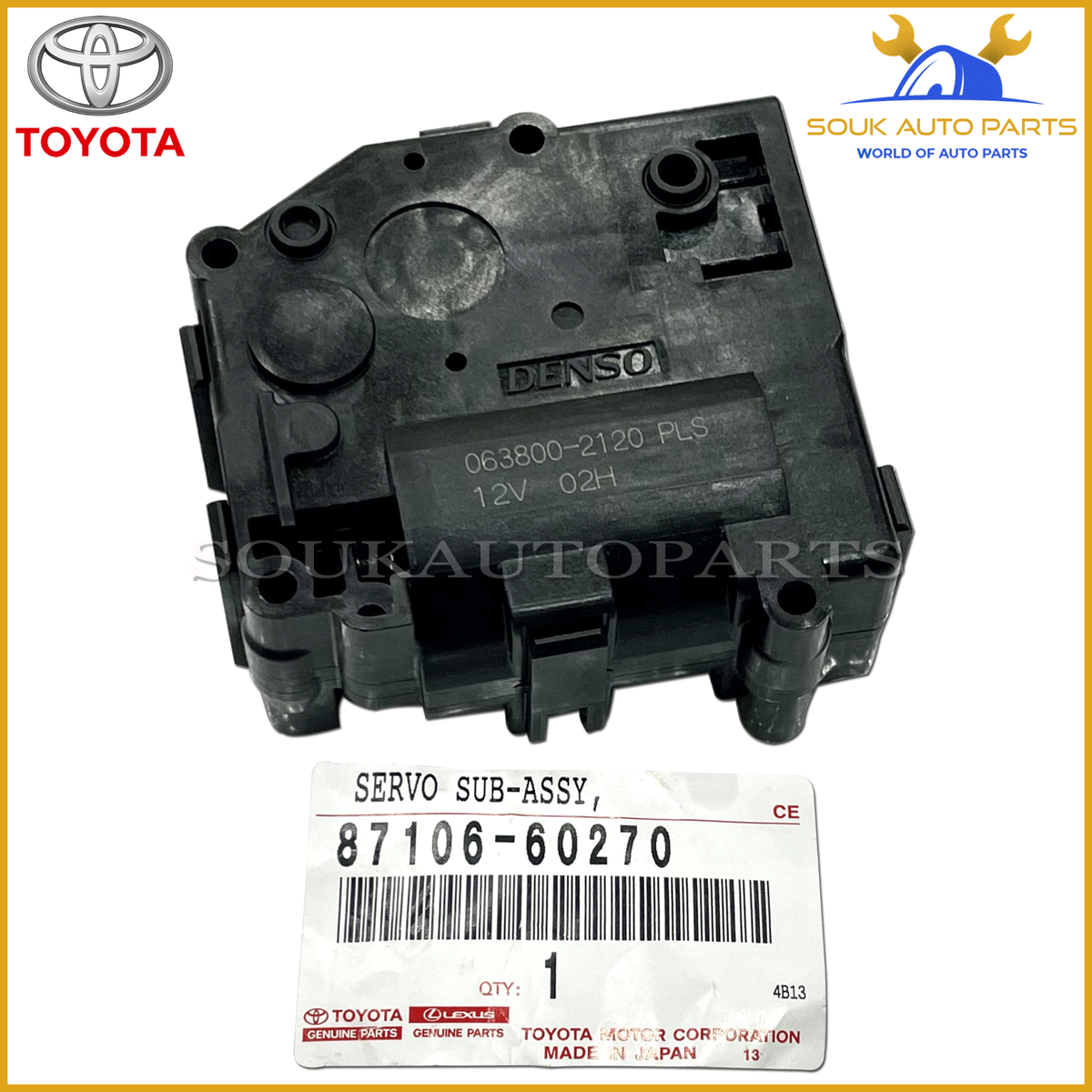 87106-60270 Genuine Toyota DAMPER SERVO SUB-ASSY, AIR CONDITIONER
