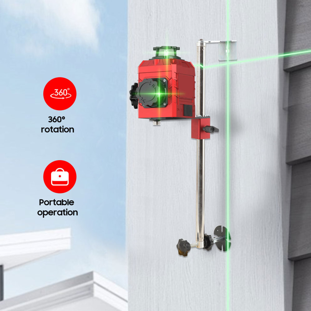 40cm Adjustable Laser Level Wall Mount Bracket Support Stand
