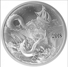 Leviathan Finding Silverbug Island 2018 1 oz .999 Fine Silver BU Round treasure 109.95 per troy oz