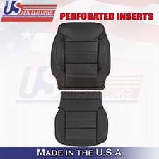 2014 To 2019 For Gmc Sierra Denali Driver Bottom Top Leather Seat Cover Black