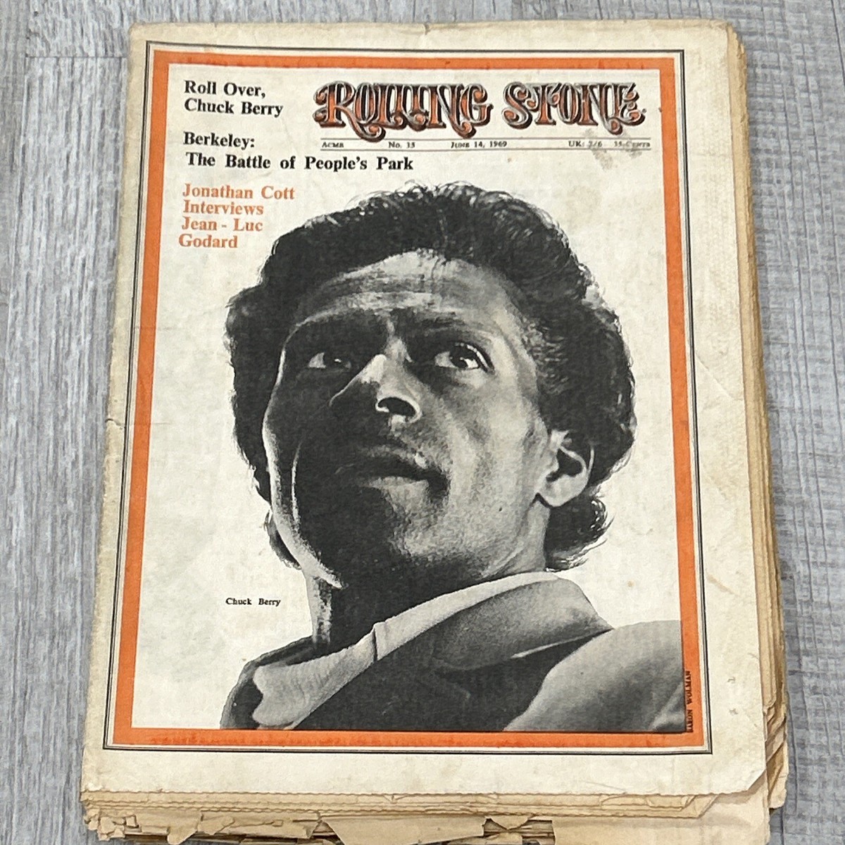 ROLLING STONE誌(1969年) Rolling Stone Magazine 1969 December 27 No. 49 Back Issue