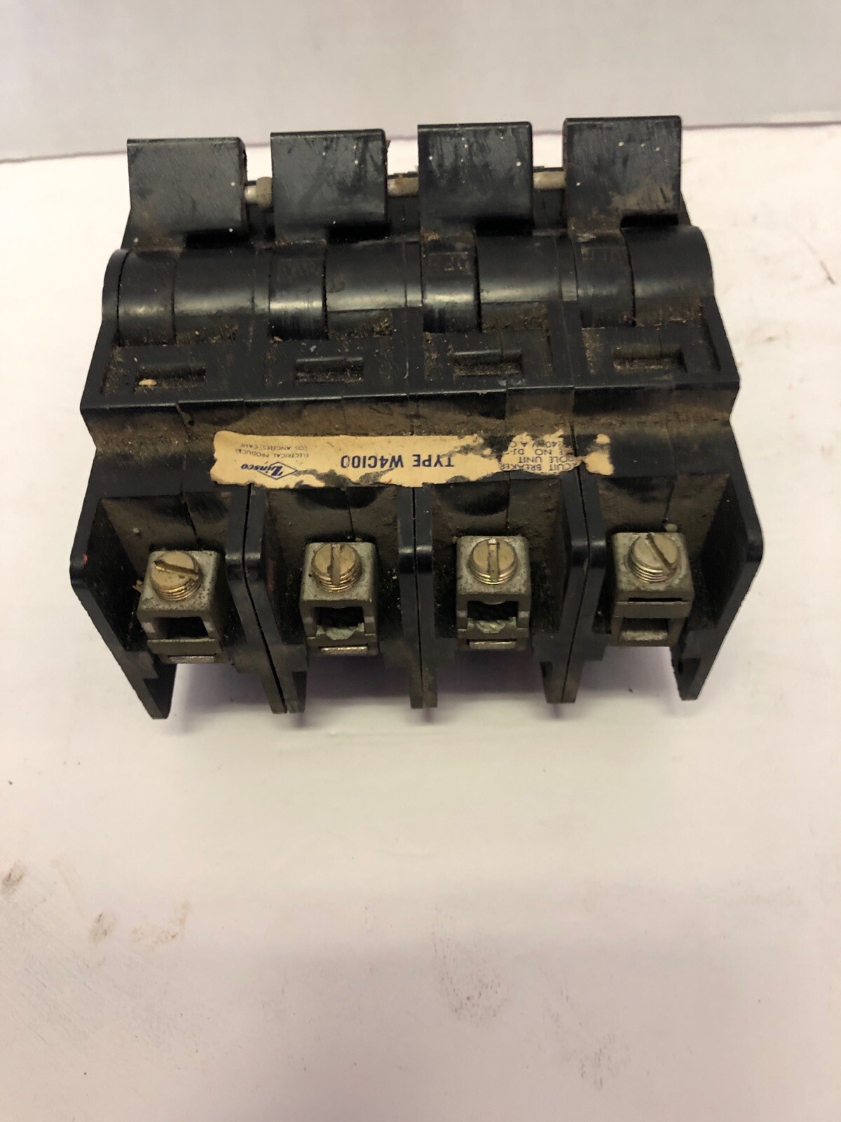 ZINSCO 4 Pole W4C100 100 AMP 120/240v Circuit Breaker eBay