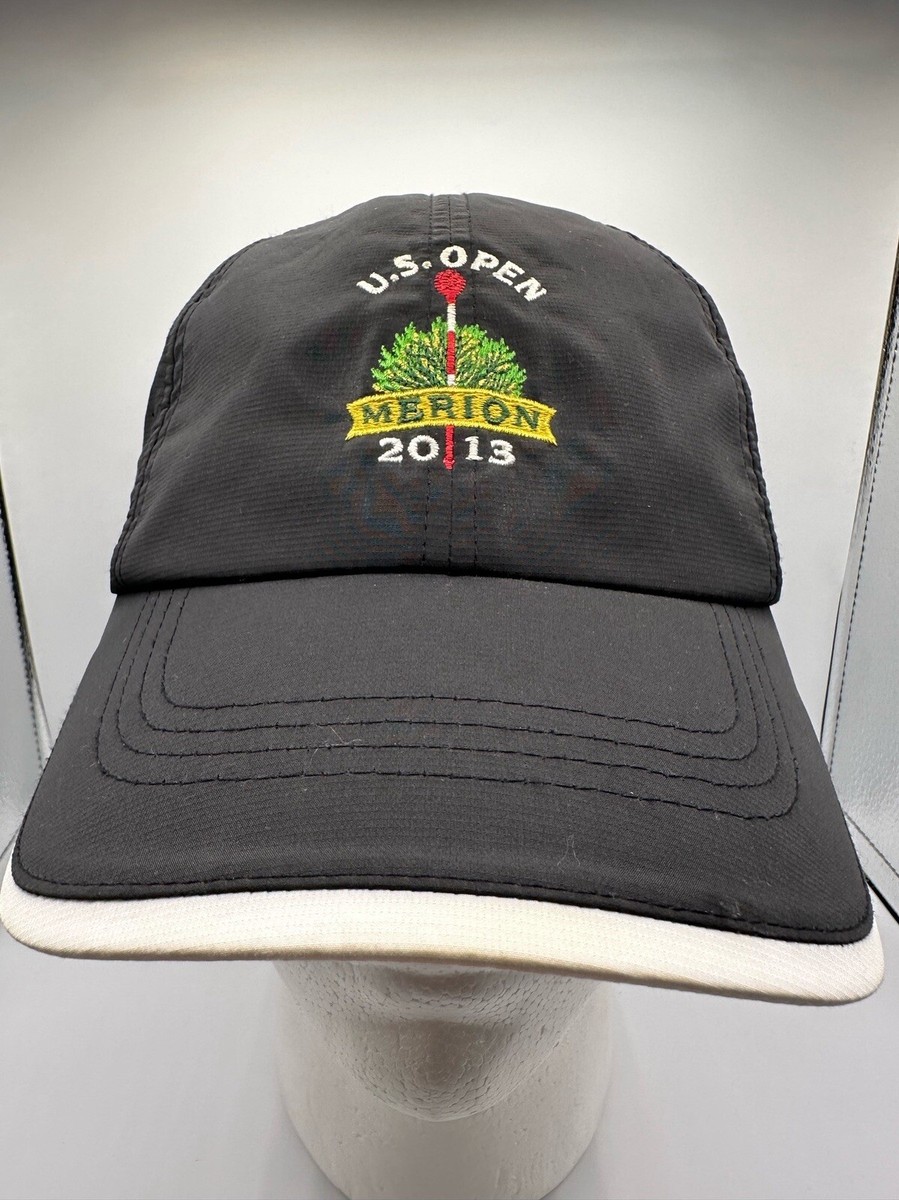 Nike US Open Hat Merion Black Strapback Cap Embroidered NikeGolf