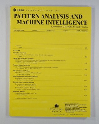 2000 IEEE MACHINE INTELLIGENCE v22#10 camera calibration FACE RECOGNITION 