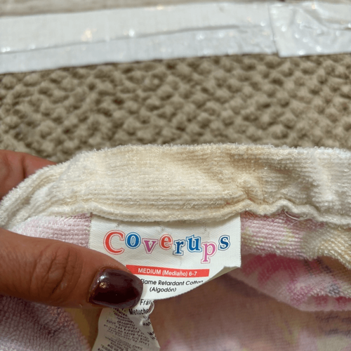 Rare Vintage 90’s Girls CoverUps Barbie Terry Cloth Robe Size Medium - Picture 8 of 13