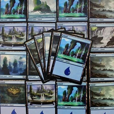 25 Islands MTG Basic Land Pack Near Mint DECKBUILDING Magic: The Gathering