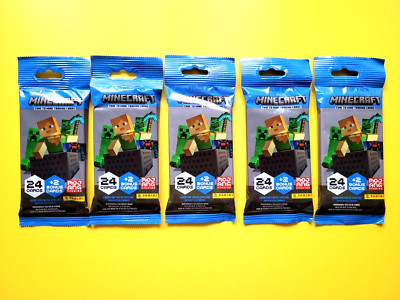 PANINI  MINECRAFT 2  Time to Mine  TCG   FATPACK    5 x Booster    * NEU *