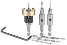 Amana Tool AMS-628 6-Pc Carbide Tipped Countersink