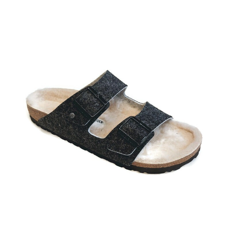 Arizona Soft Footbed Mens Furry Birkenstocks Arizona Shearling