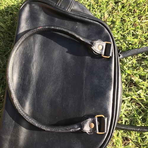 Adidas Black Vintge Authentic Designer Signed Shoulder Bag Cottage-core Bag - Picture 16 of 21
