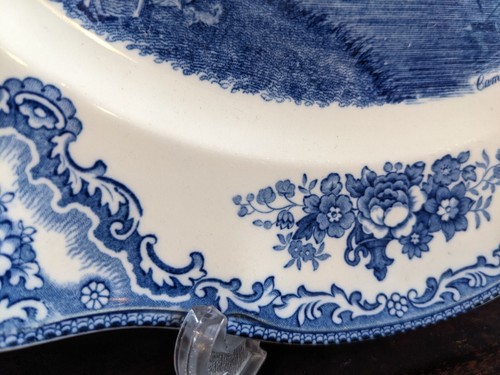 Johnson Bros - Old Britain Castles 'Cambridge in 1792' Platter Serving Plate - Picture 3 of 19