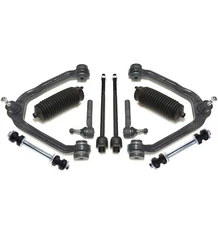 10 Pc Upper Control Arms Tie Rod Ends Sway Bar Link for Silverado Sierra 1500