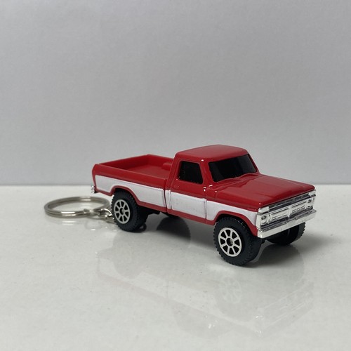 RARE KEY CHAIN RED FORD F-150 CUSTOM LIMITED EDITION 1973 1974-1977 1978 1979 - Picture 2 of 2