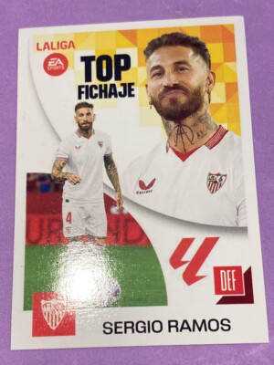   TOP SIGNAGE #69 SERGIO RAMOS SEVILLA Liga Este Sticker 2023 24  