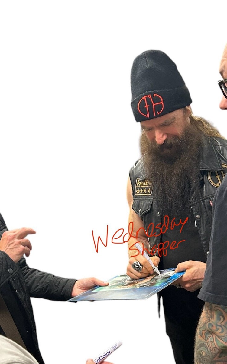 Zakk Wylde 'Ozzy Osbourne' Black Label Society Signed Autograph