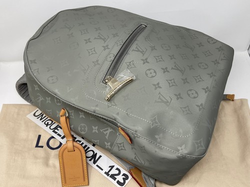 Louis Vuitton Monogramma Pm GRIGIO TITANIO Zaino Tela NUOVA Christopher |  eBay